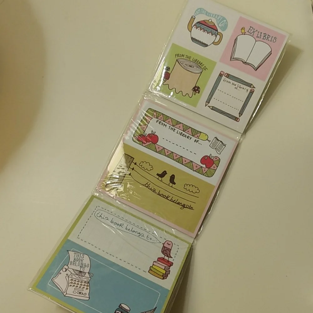 Galison New York book plate labels, pack o…